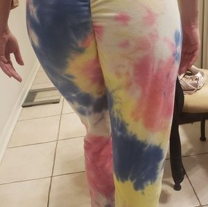 Cute booty acid wash joggers